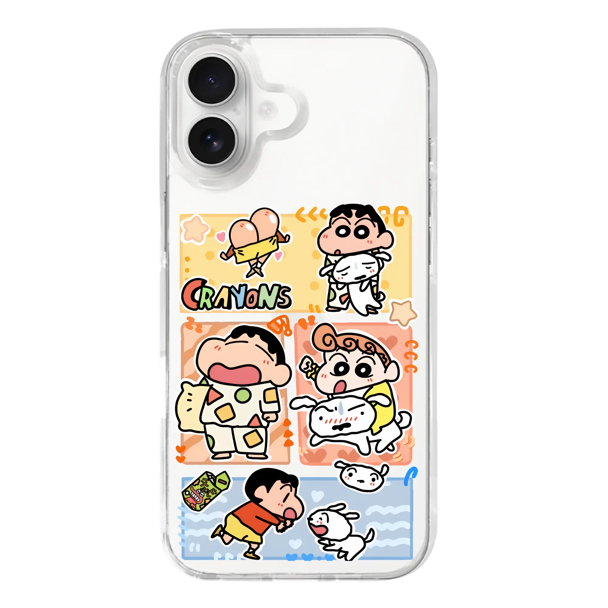 クレヨンしんちゃん グッズ 野原 ひまわり - iPhone 17シリーズ 透明スマホケース – 薄型・耐衝撃・精密フィット保護カバー